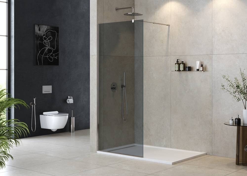 Душевая перегородка Cezares LIBERTA-L-1-110-GR-Cr