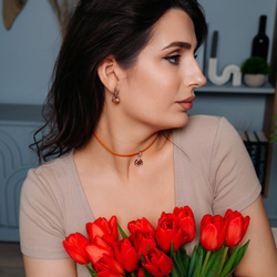 Серьги Fiore Luna Vintage Rose A2110SW-E04.5 R/S