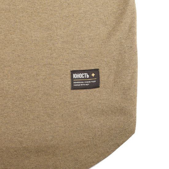 Футболка ЮНОСТЬ Череп кота Хаки