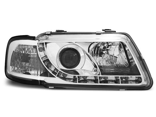 Передние фары tru drl chrome для Audi A3 8L