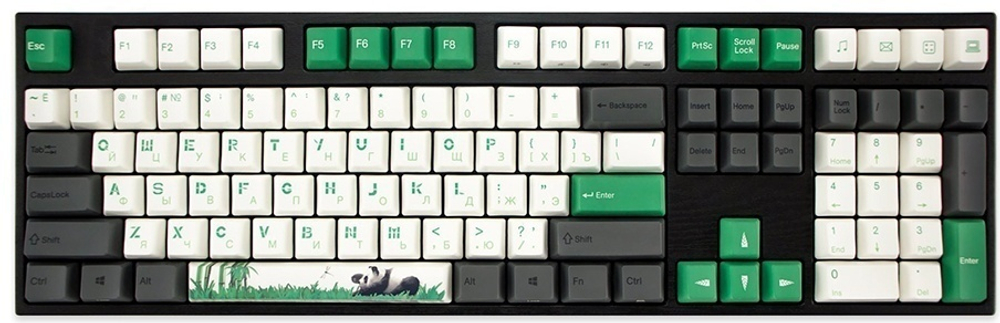 Клавиатура VARMILO VEA108 Panda R2 Cherry Mx Brown UA A26A029D3A3A17A026 зеленый