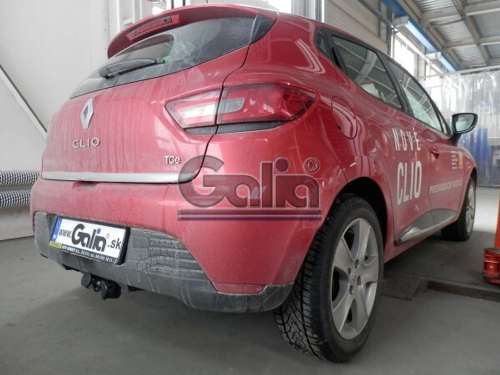 Фаркоп оцинкованный Galia R080A для Renault Clio хетчбек 2005-2012, 2012-(паспорт и сертификат в комплекте)(без электрики)