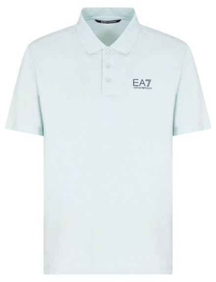 Мужское теннисное поло EA7 Man Jersey - Мятный