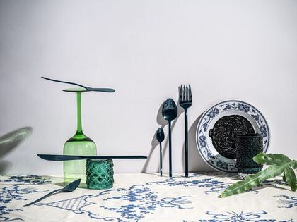Набор столовых приборов STICK BLUE 129 Набор столовых Herdmar One Size Синий