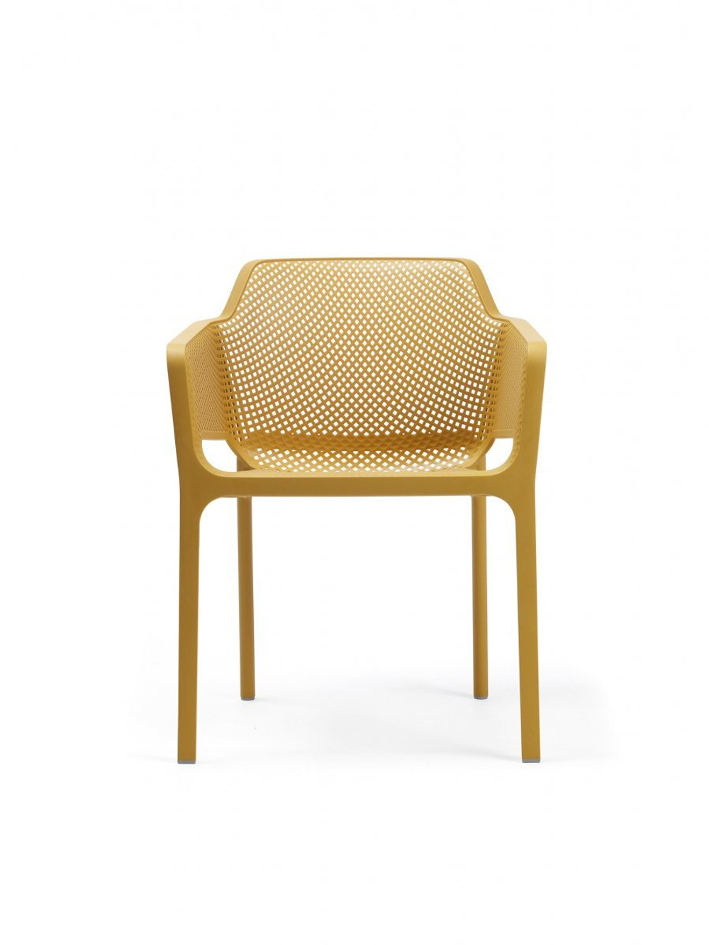 Кресло пластиковое Nardi Net, горчичный