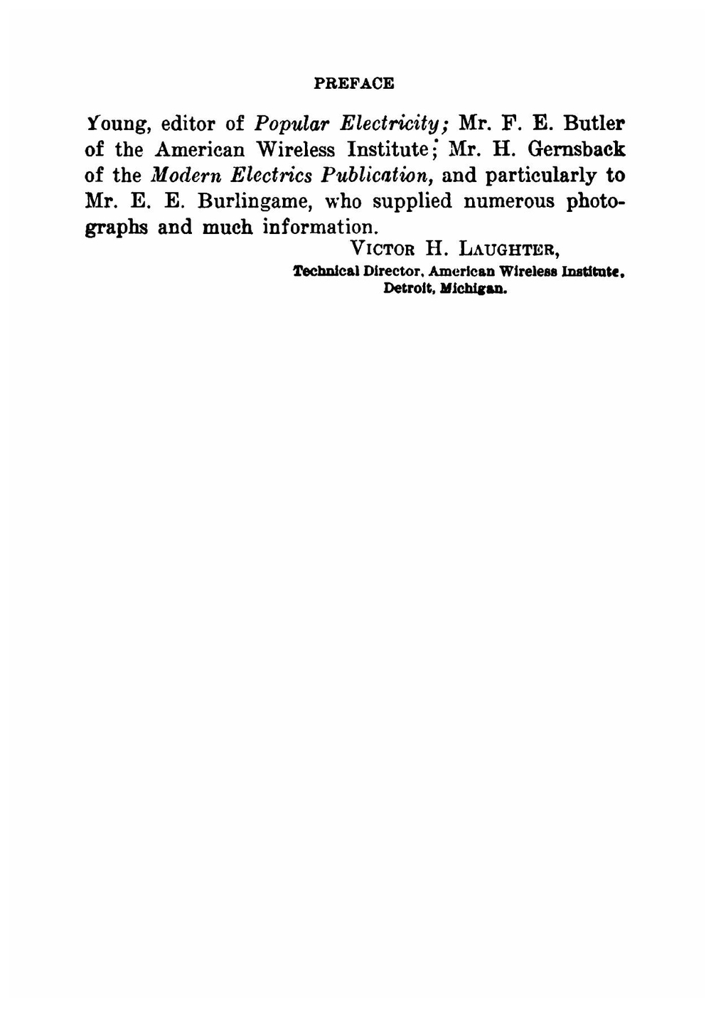 Operator's Wireless Telegraph and Telephone Handbook | Victor Hugo Laughter