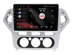 Магнитола для Ford Mondeo 4 2007-2010 (рамка серебро) - Vaycar VA17-1235 на Android 13, 8-ядер, 2Гб-32Гб, 4G SIM-слот