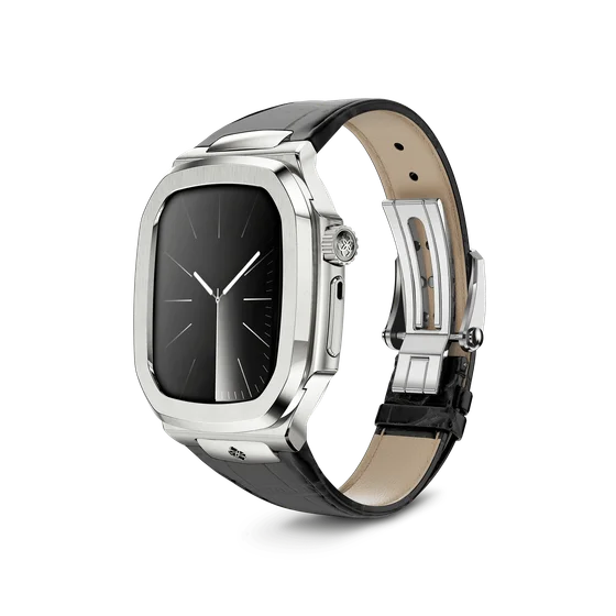 Корпус для Apple Watch ROYAL45 - Silver Leather