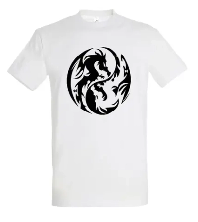 Футболка с принтом «Драконы Хгаардаса», цвет белый, р-р 46