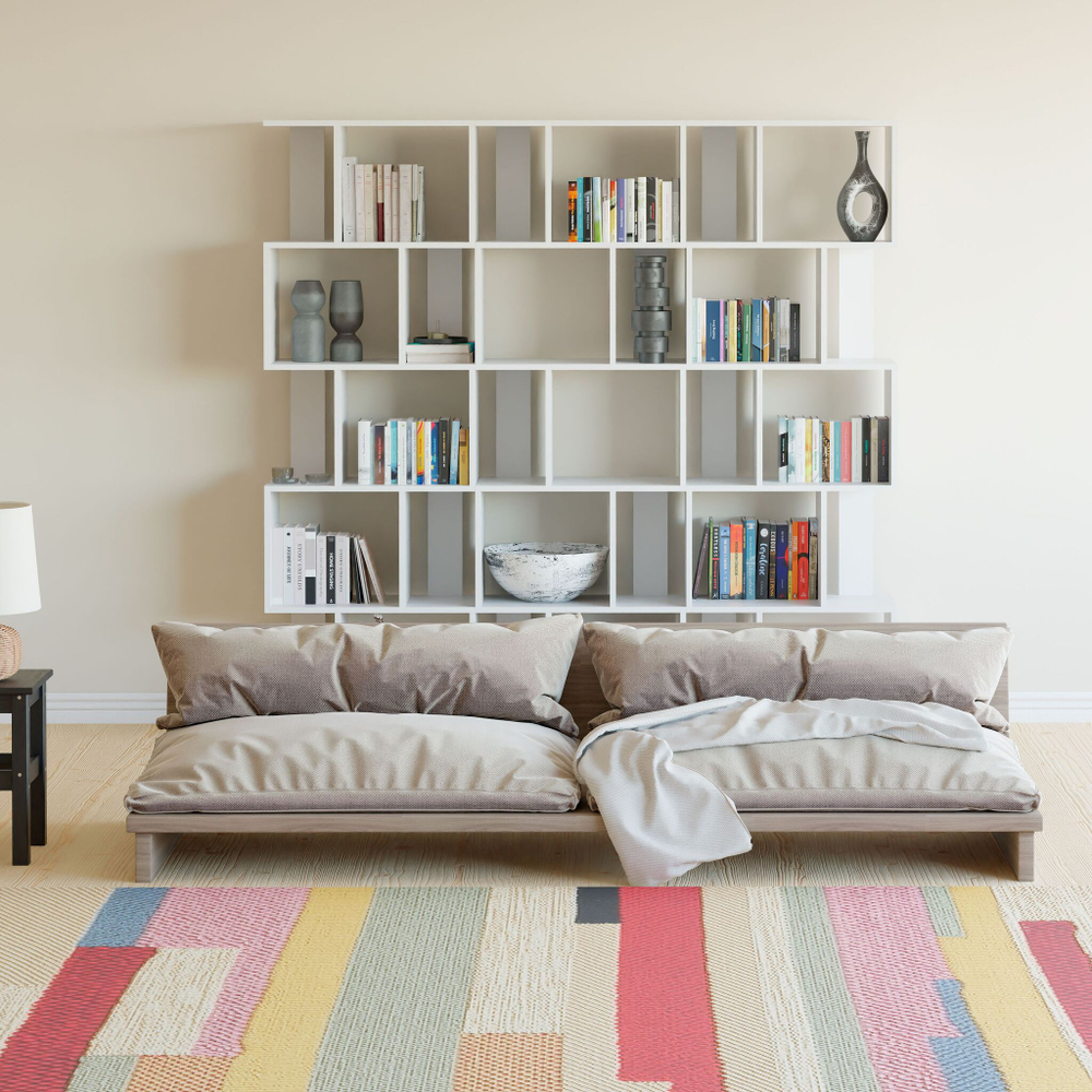 Стеллаж напольный Фаллет 5 полок 60х30х177 см, белый