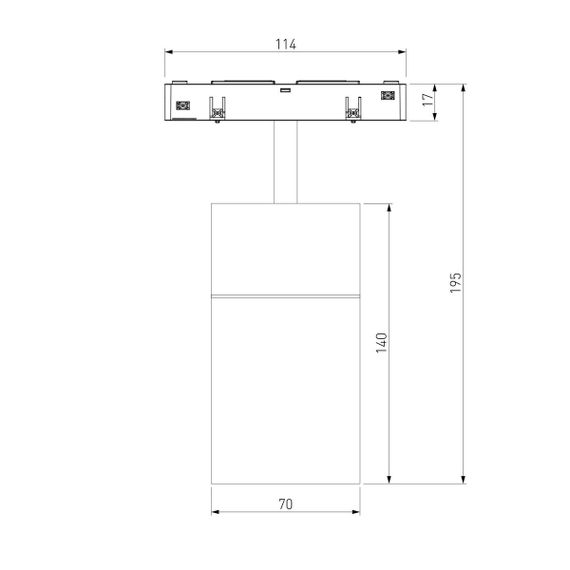 Трековый светодиодный светильник Elektrostandard Slim Magnetic Comfi 85190/01 a066518