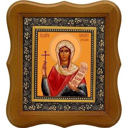 Варвара Деревягина мученица. Икона на холсте.