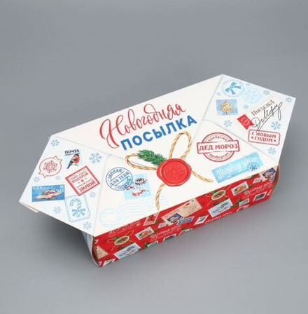 Сборная коробка‒конфета «Новогодняя почта», 18 × 28 × 10 см 9803988