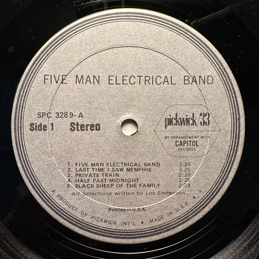 Five Man Electrical Band (США 1969г.)