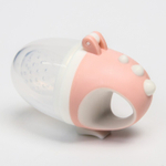 6895056 Ниблер для прикорма с силиконовой сеточкой «Дракончик», цвет розовый