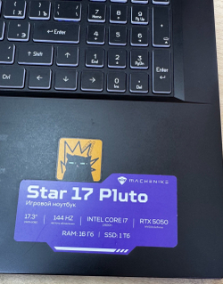 Игровой ноутбук machenike star 17 pluto