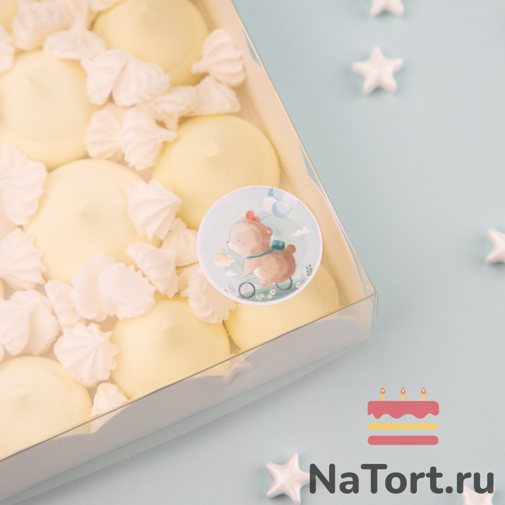 Стикер «Милые животные», круглый