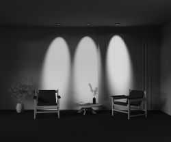 Светильник встраиваемый светодиодный Maytoni Lens DL105-12W3K-B