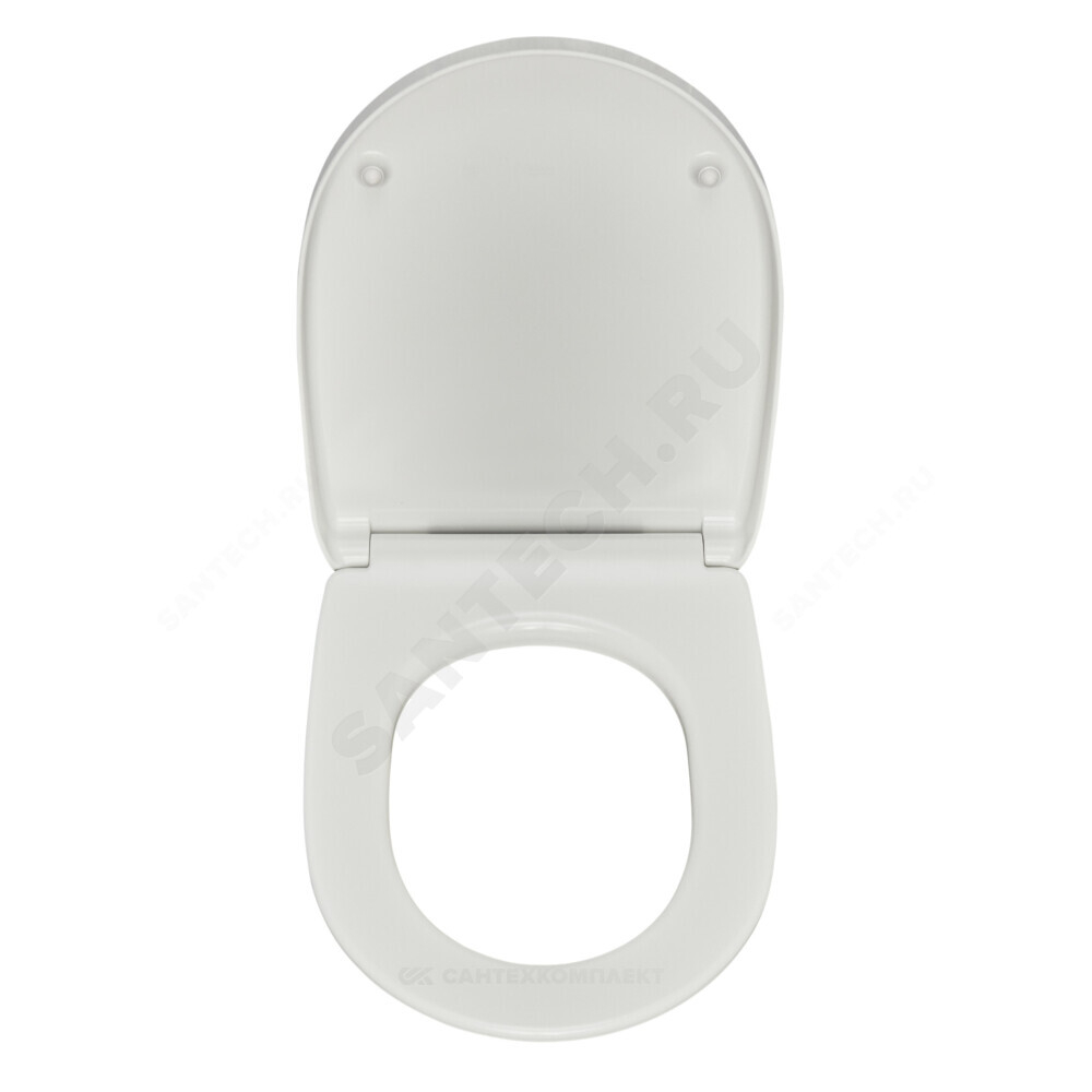Сиденье для унитаза дюропласт микролифт белое Debba Round Roca ZRU9307607