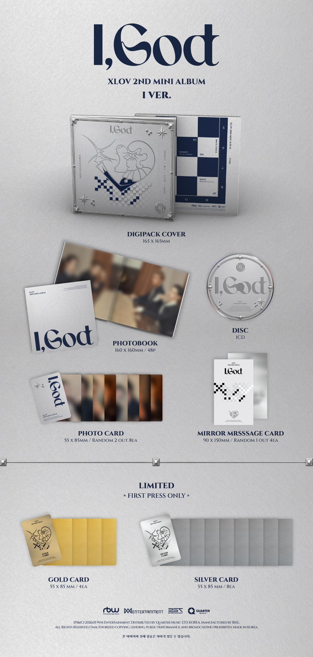 Альбом XLOV - 2nd Mini Album [I,God]