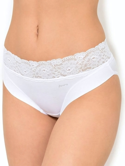 Трусики-слипы Dolce Cinture с кружевным пояском (Размер: L) (Цвет: черный)