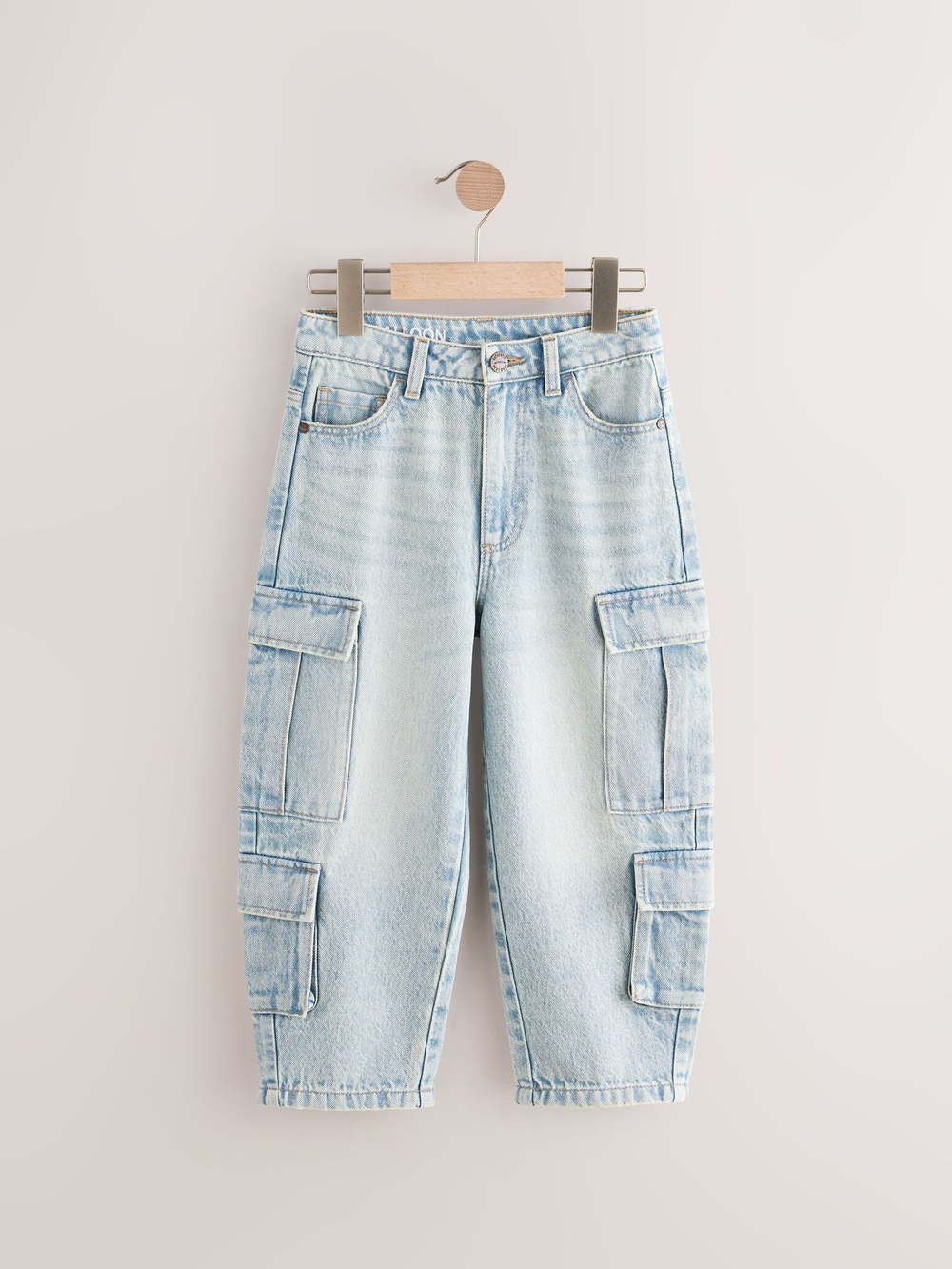 Джинсы карго для мальчика Next E41-856, Голубой