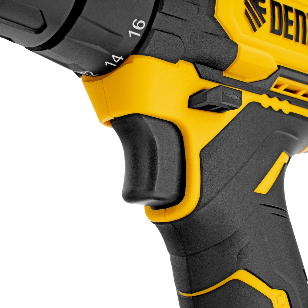 Дрель-шуруповерт аккумуляторная CDQ-20, Li-Ion, 20 В// Denzel