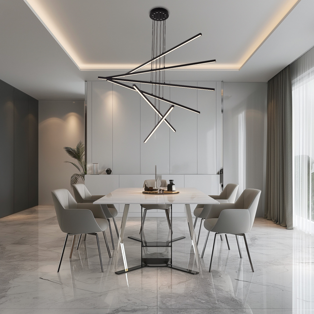 Citilux Стиг CL203261 LED Люстра подвесная с пультом Чёрная