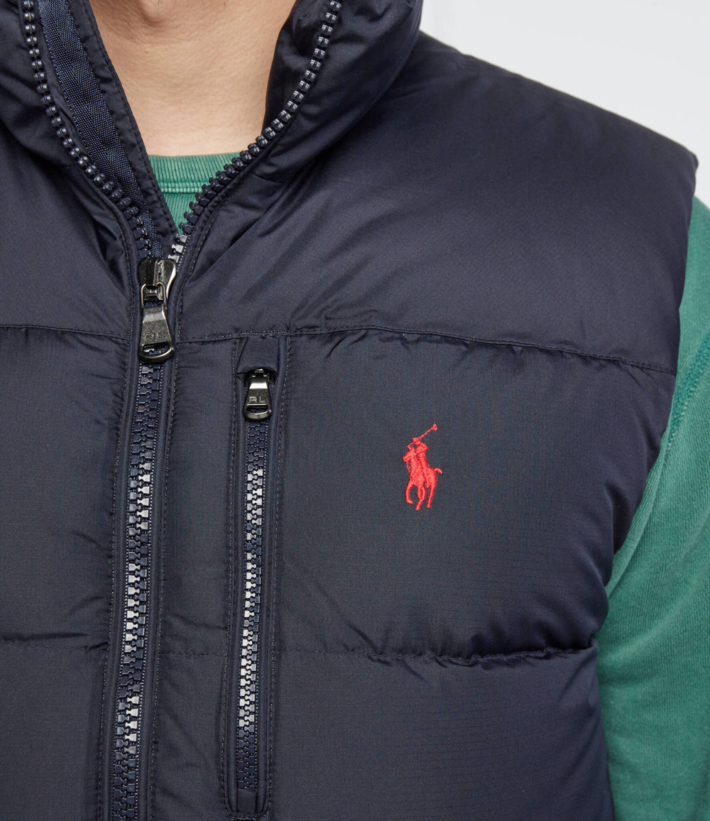 пуховая безрукавка POLO RALPH LAUREN - темно-синий(710825872)