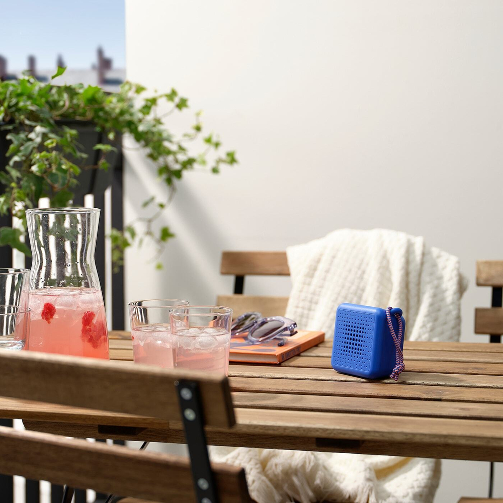 IKEA VAPPEBY  (ИКЕА ВАППЕБЙ)  -  Портативный динамик bluetooth, водонепроницаемый/синий