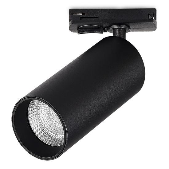 ST382.436.10.TRIAC Св-к трек. Черный LED 1*10W 3000K 900Lm Ra>90 24 IP20 DxH- 220V BASE