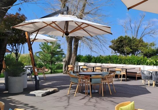 Зонт профессиональный Palladio Braccio 3500 слоновая кость Scolaro Италия