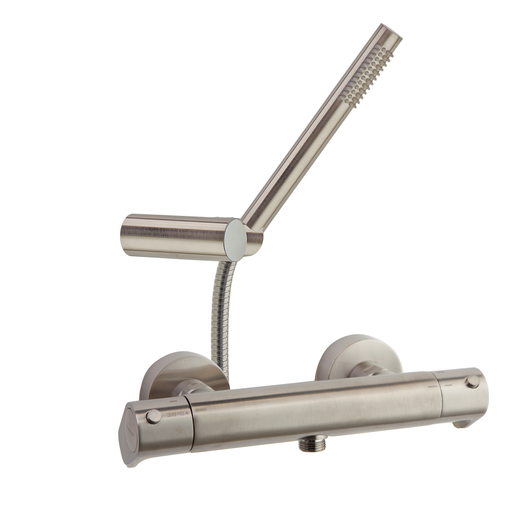 Смеситель термостатический для душа с душевым комплектом ALEXIA 3634DNC никель