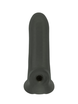 Черный фаллоудлинитель Striker - 13,5 см.