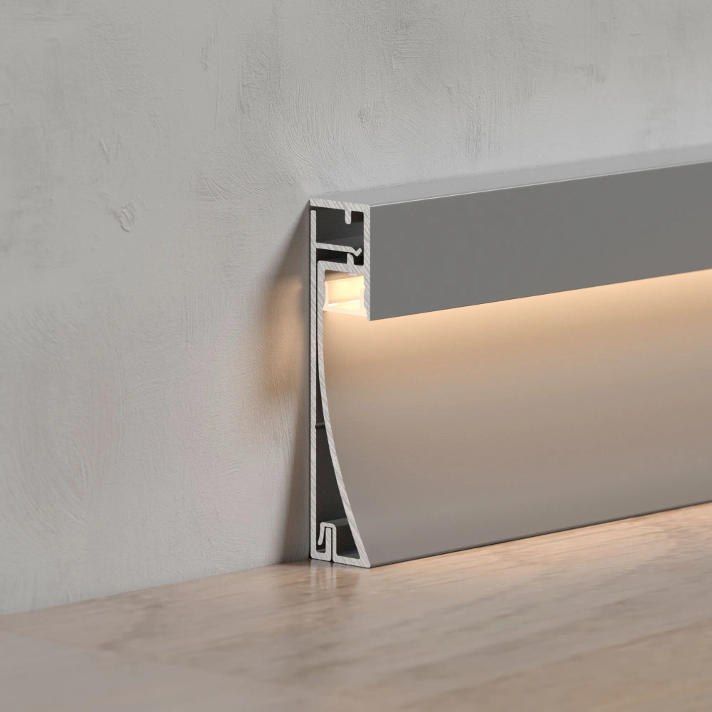 Профиль PLINTUS-H54-2000 ANOD (Arlight, Алюминий) 046388