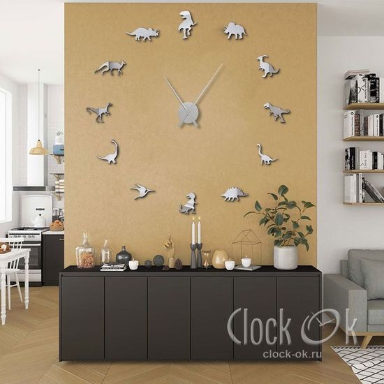 Настенные 3D часы Dino