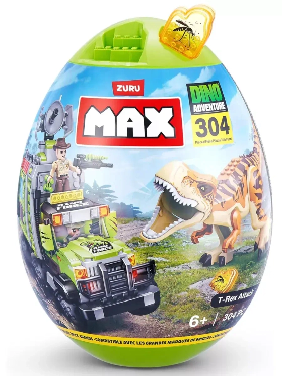 Конструктор в яйце Дино приключения Атака Т-рекса