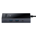 USB-C Хаб Baseus PioneerJoy 8-Port Four-Screen (HDMI4K@60Hz + HDMI4K@30Hz + DP8K@30Hz + VGA + 2xUSB3.0 + USB-C(Data+PD) + USB-C-PD)