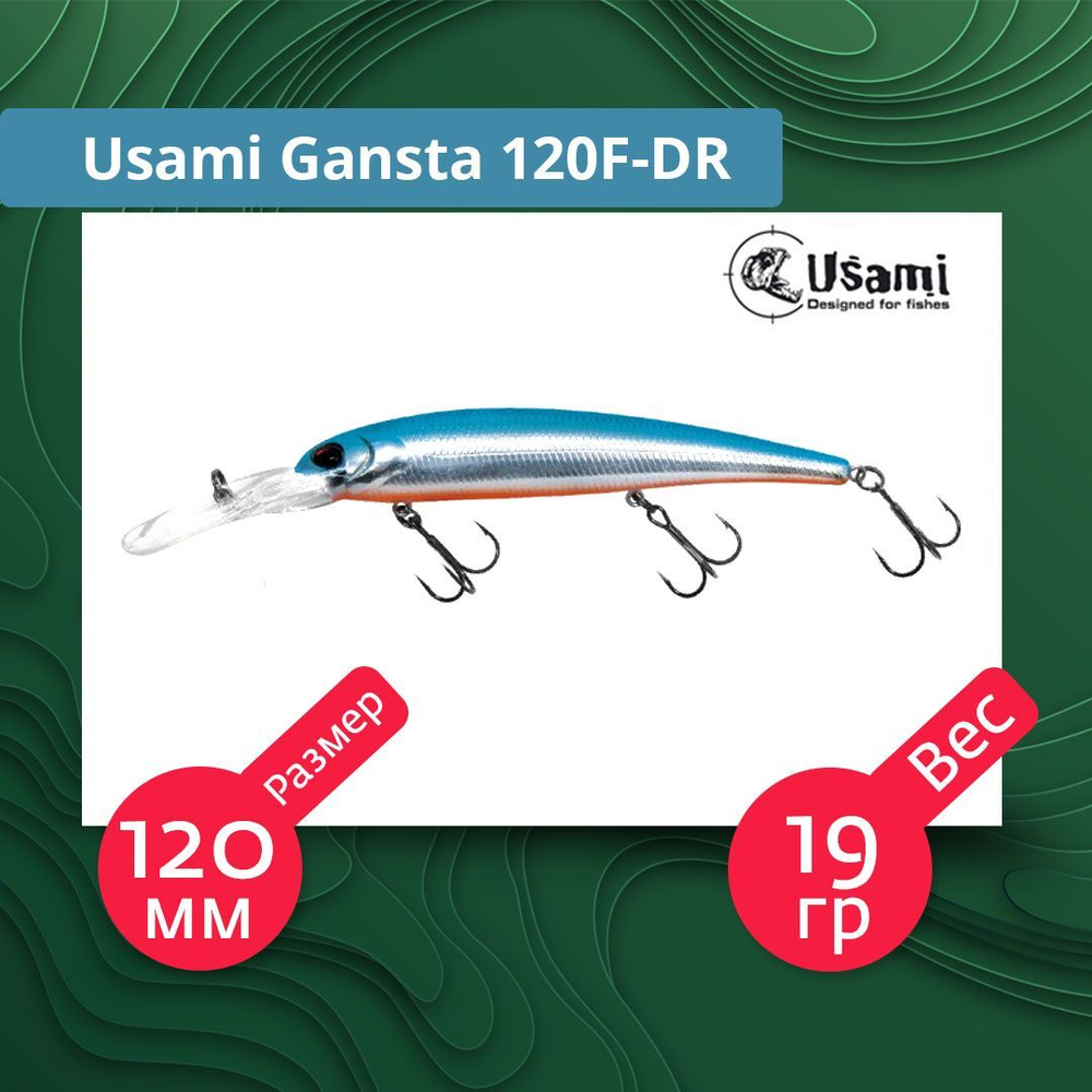 Воблер для рыбалки Usami Gansta