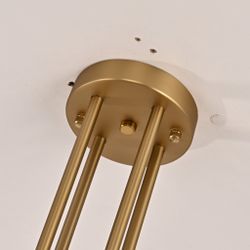 Люстра На Штанге Canelle Round Chandelier 8 Modern Brass By Imperiumloft