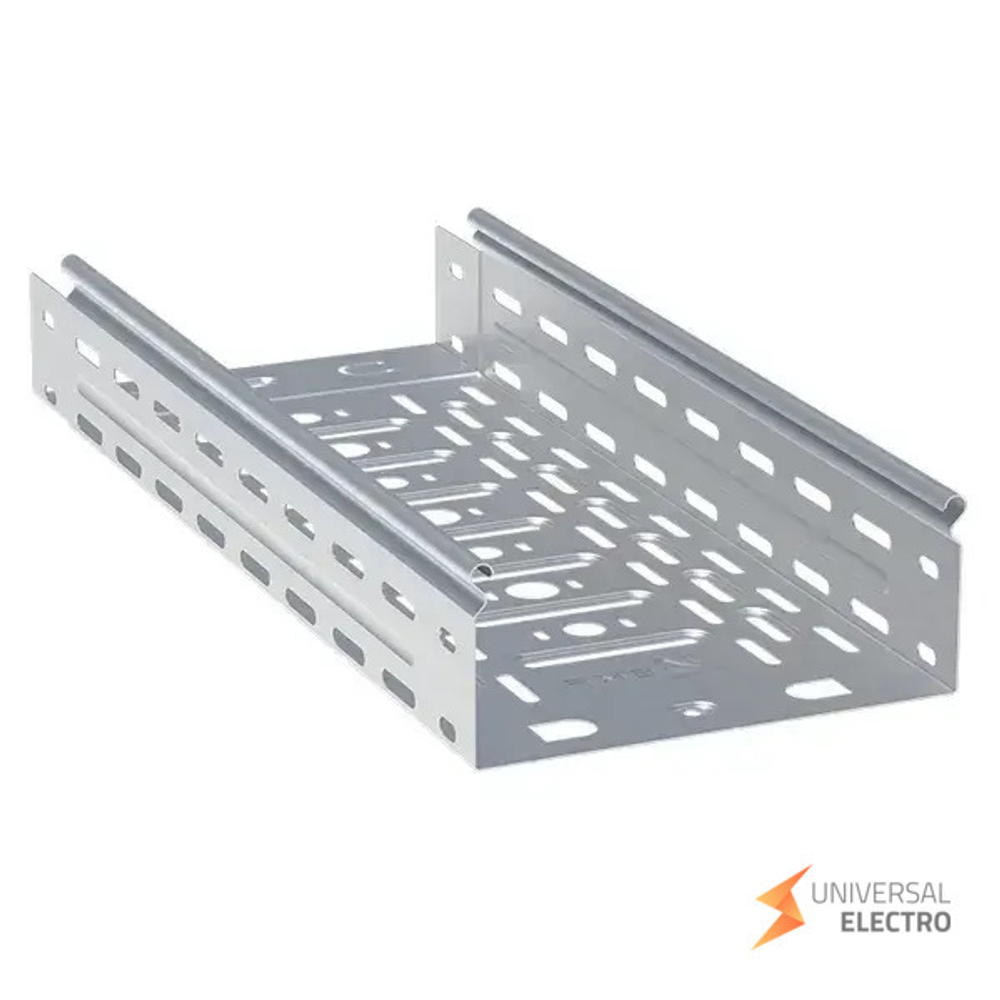 Лоток перфорированный 100х600х3000-1,0 мм EKF