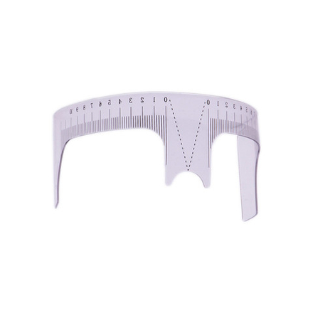 Линейка для бровей (с вырезом для носа)