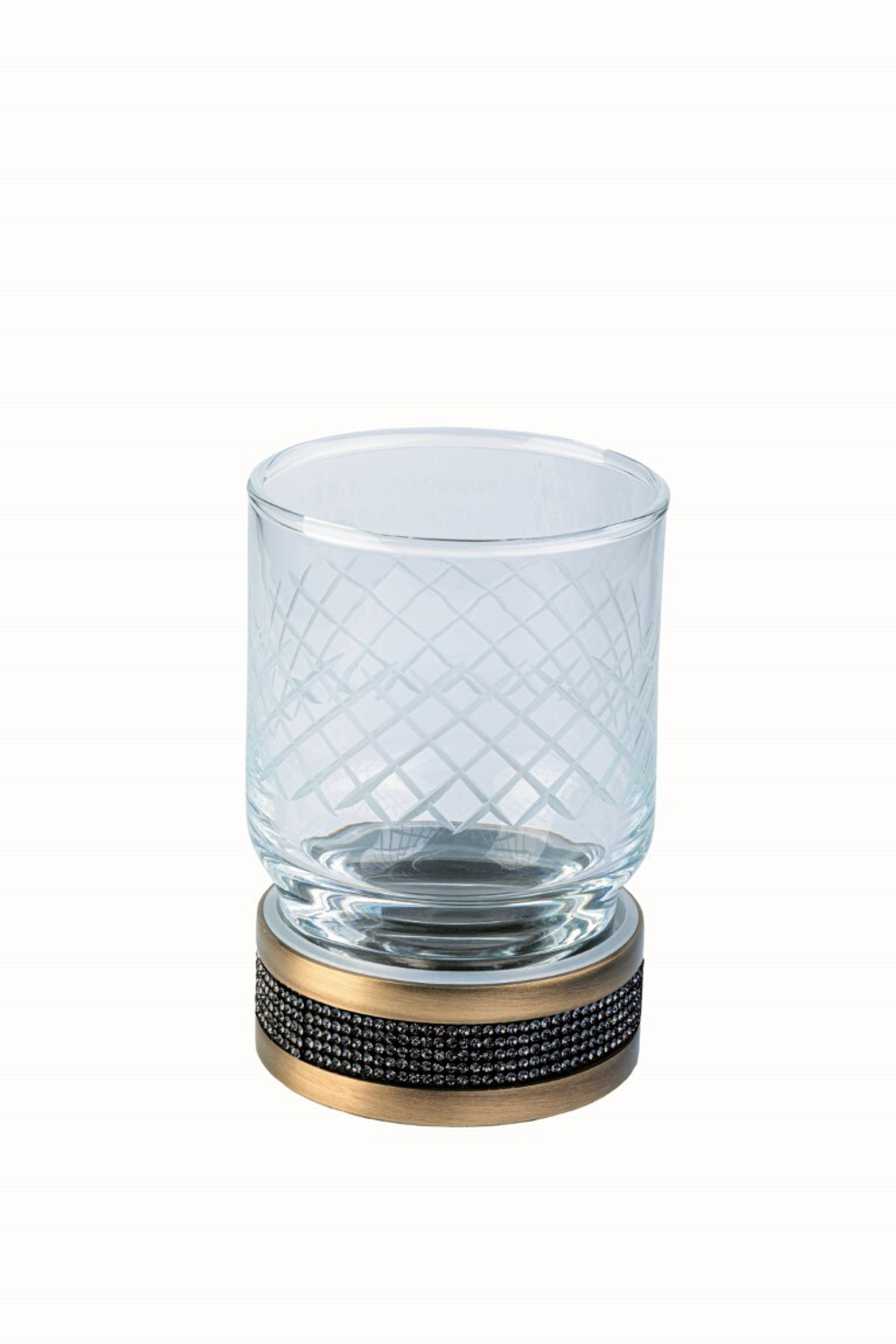 Boheme Настольный стакан ROYALE CRISTAL BLACK BR