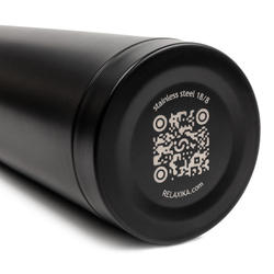 Термос Relaxika 101 (0,5 литра), черный (без лого)