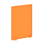 Напольная прямая перегородка с фигурными вырезами VE.NPPF-80.14 AK04 Акустикс (AcustiX)