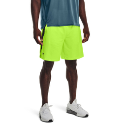 Мужские теннисные шорты Under Armour Tech Vent Shorts Men - Lime, Black