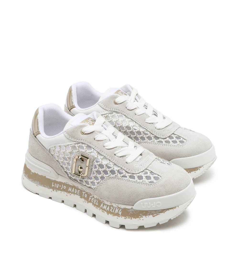 Кожаные кроссовки amazing 23 Liu Jo - серый(BA4001 PX303)