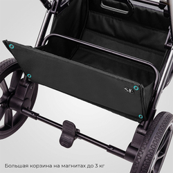 Детская коляска Sweet Baby Rocco 2 в 1 2024 Black 427056