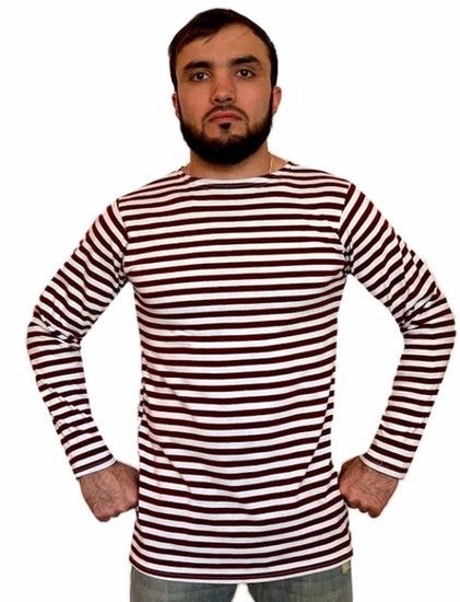 [М] Тельняшка (фуфайка) (Великан) ГОСТ (краповая полоса)