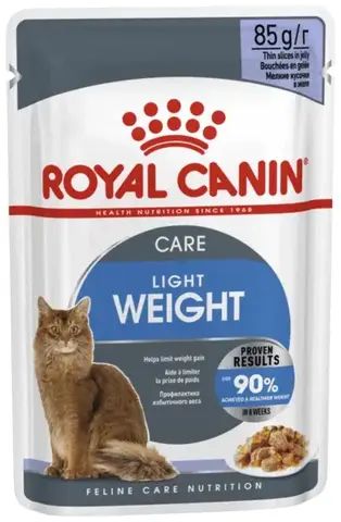 Royal Canin Light Weight Care пауч для взрослых кошек склонных к полноте в соусе 85г